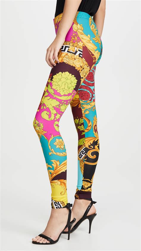 versace women leggings|versace jeans skinny legging.